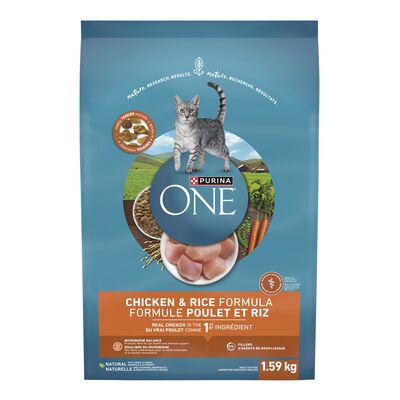 Nourritures pour chats au poulet et au riz