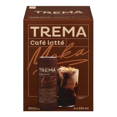 Boisson au café latté à saveur de moka