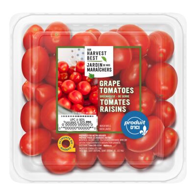 Tomates raisins de serre locale