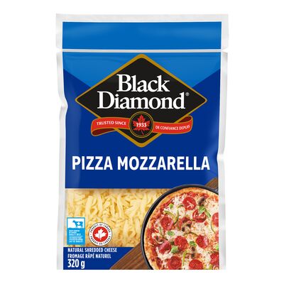Fromage mozzarella à pizza râpé