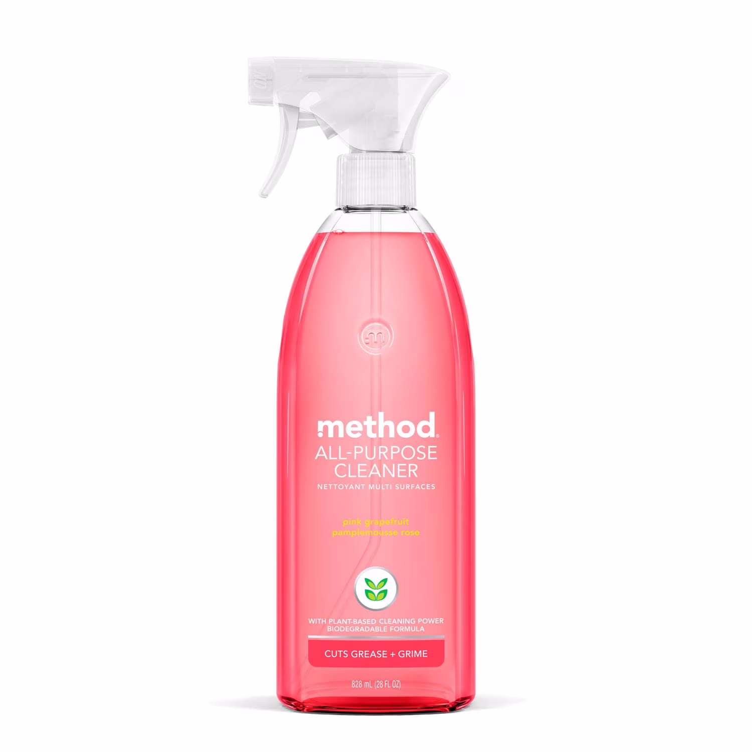 Method. nettoyant multi surfaces. pamplemousse rose.