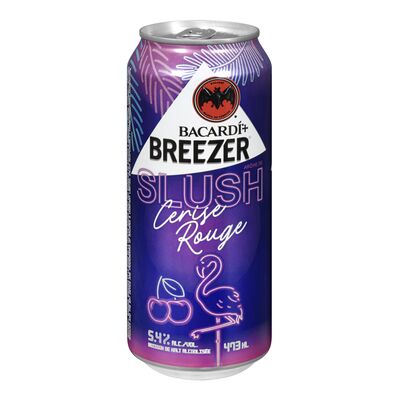 Boisson de malt alcoolisée à saveur de cerise rouge
