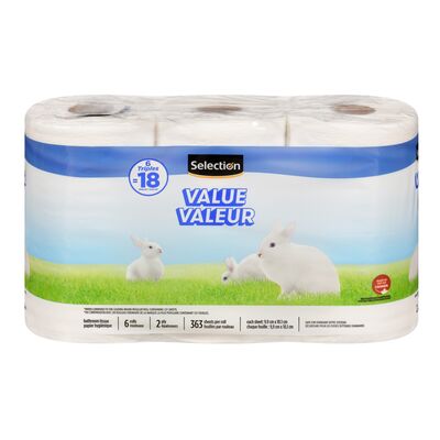 Papier hygiénique double épaisseur