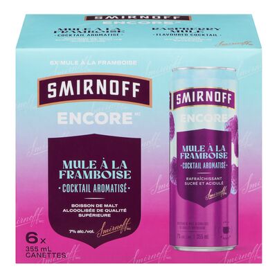 Boisson de malt alcoolisée à saveur de framboise