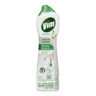 Nettoyant en crème avec javellisant