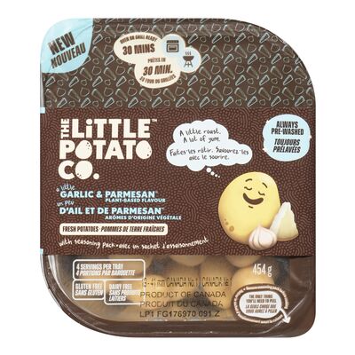 The Little Potato Company pomme de terre ail et parmesan à base de plantes