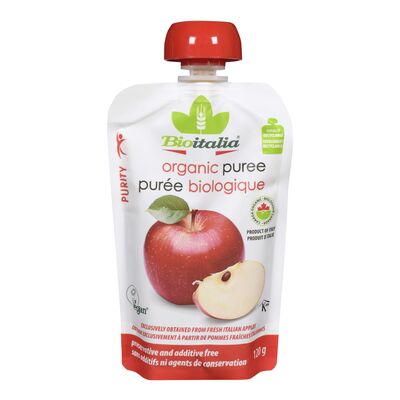 Purée de pommes biologiques
