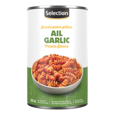 Sauce pour pâtes à l'ail