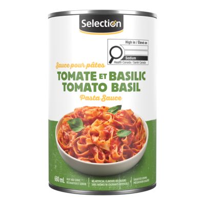 Sauce pour pâtes aux tomates et basilic