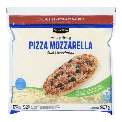 Fromage pizza mozzarella râpé