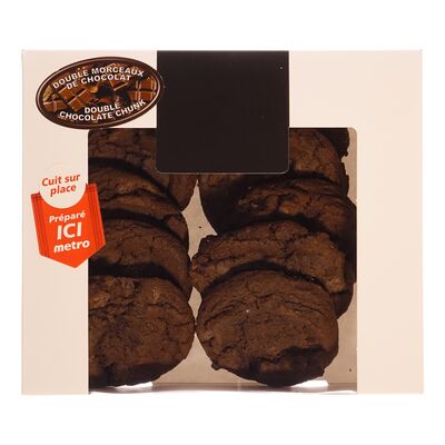 Biscuits double chocolat