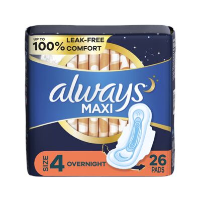 Serviettes hygiéniques de nuit, taille 4