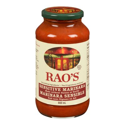 Sauce marinara sans oignons et ail