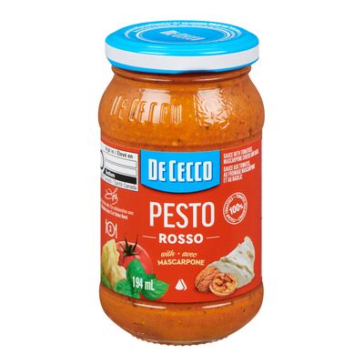 Sauce aux tomates Pesto rosso avec mascarpone