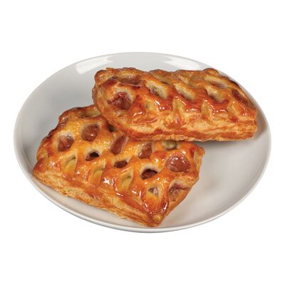 Viennoiseries à la rhubarbe et fraise