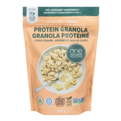 Granola aux agrumes et noix cajou sans gluten biologique