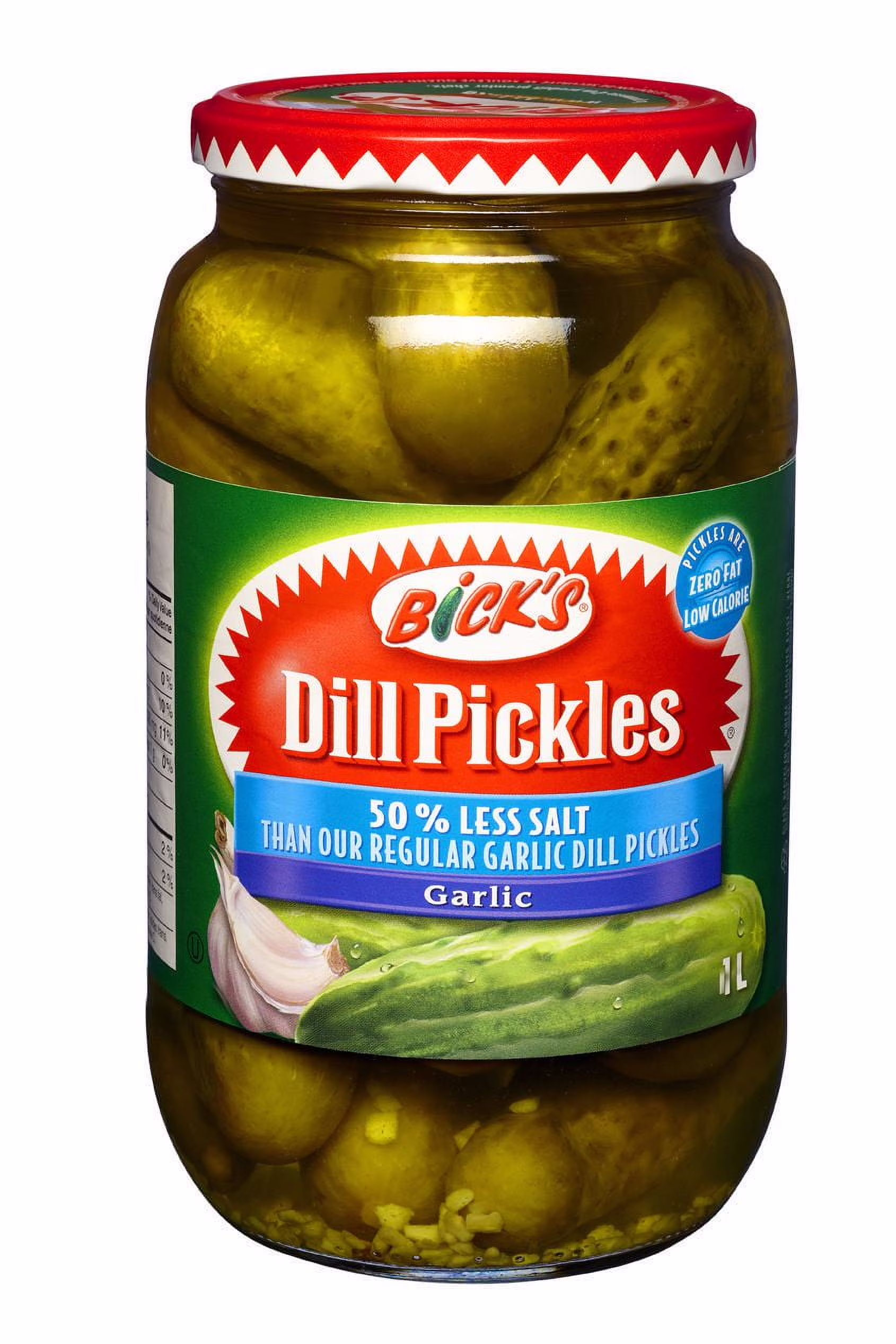 Cornichons à l‘aneth et à l‘ail avec moins de sel