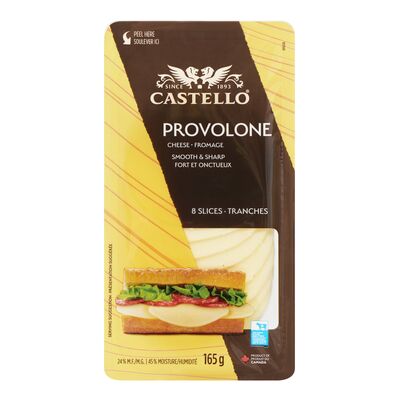 Fromage provolone tranché