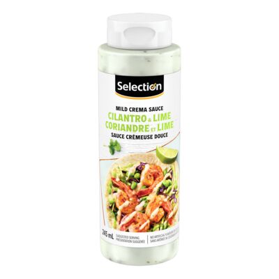 Sauce crémeuse douce à la coriandre et lime