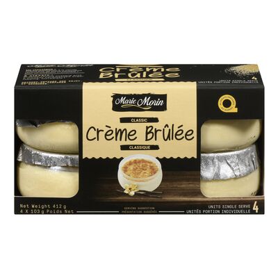 Crèmes brûlées en portions individuelles