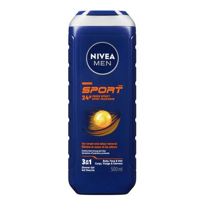 Gel douche pour corps, visage et cheveux Sport