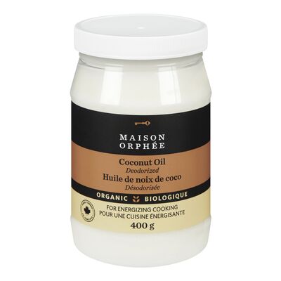 Huile de noix de coco biologique désodorisée