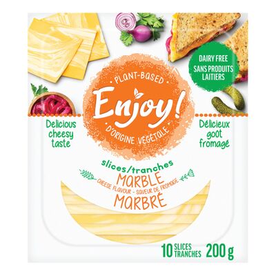 Fromage marbré en tranche