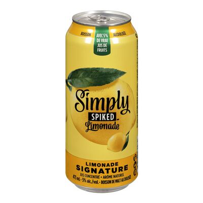 Boisson de malt alcoolisée à saveur de limonade