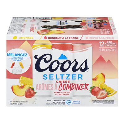 Seltzer caisse arômes à combiner (Pièce didentité requise au moment du ramassage)