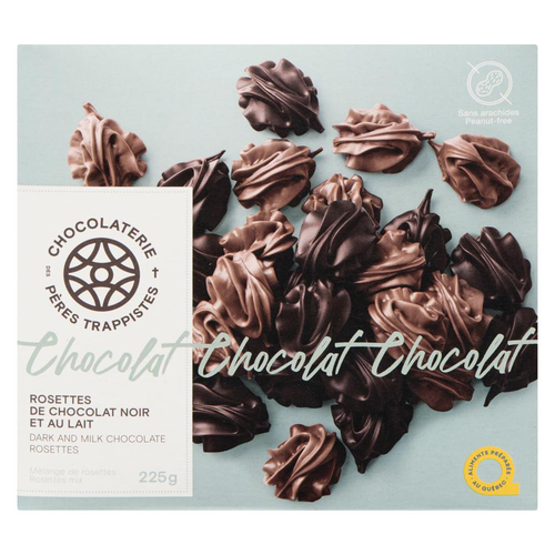 Peres Trapistes Chocolat Noir Rosettes 225 g