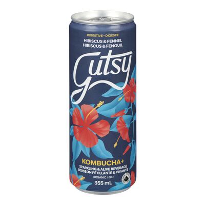 Kombucha Le Digestif biologique à saveur d'hibiscus et fenouil
