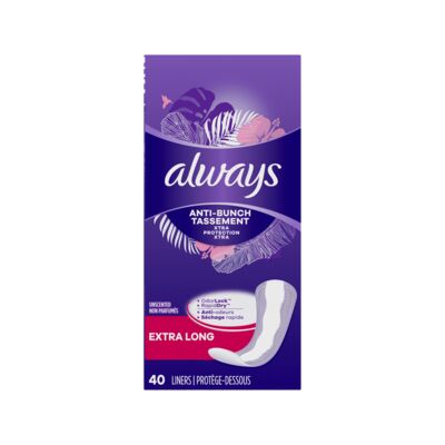 Serviettes hygiéniques extra longues non parfumées