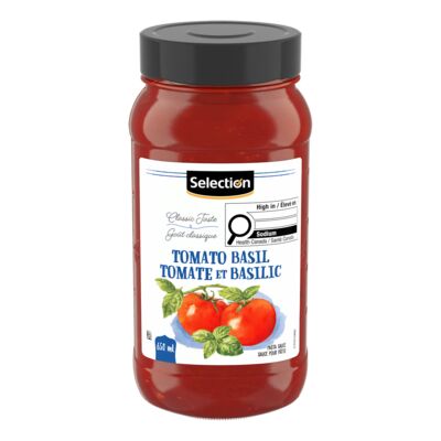 Sauce pour pâtes aux tomates et basilic