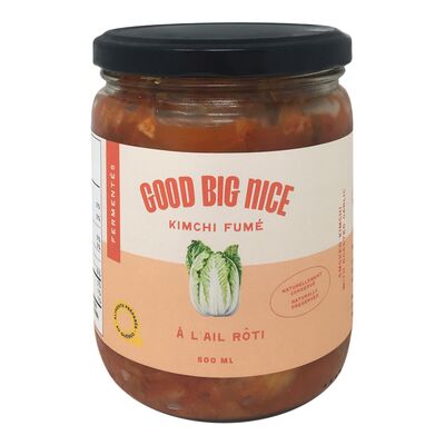 Kimchi fumé à l'ail rôti