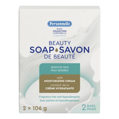 Savons en barre pour peau sensible avec crème hydratante