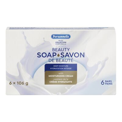 Savon en barre avec crème hydratante