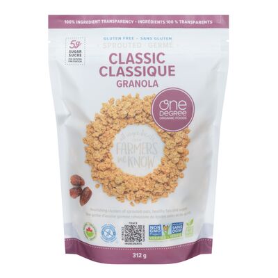 Granola classique sans gluten biologique