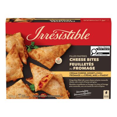 Feuilletés au fromage, miel et piment