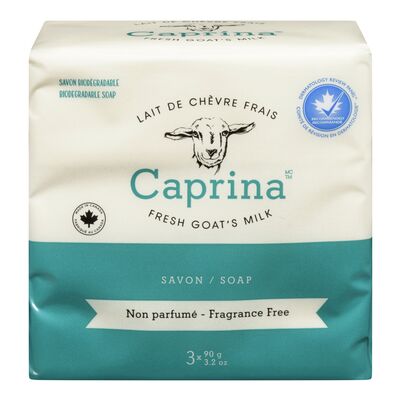 Savon au lait de chèvre frais non parfumé