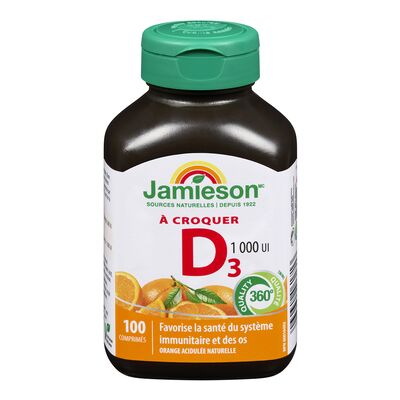 Vitamine D3 à l'orange