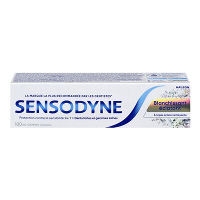 Dentifrice blanchissant éclatant
