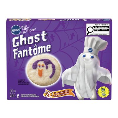 Pillsbury prêts à cuire ! biscuits au sucre fantôme