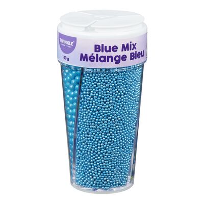 Mélange de bonbons bleus pour décoration de gâteau