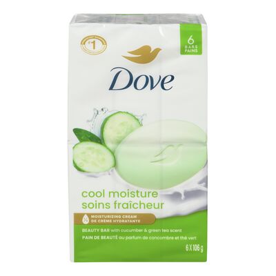 Savon en barre au parfum de concombre et thé vert