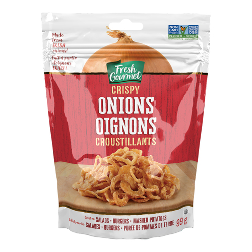 Fresh Gourmet Oignons croustillantes légèrement salés 99 g