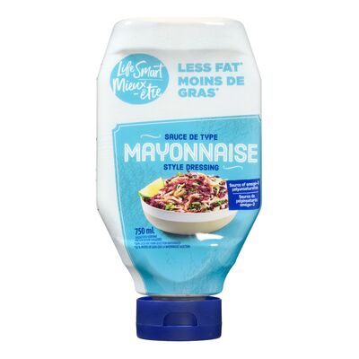 Sauce style mayonnaise avec moins de gras