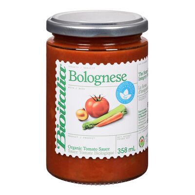 Sauce pour pâtes bolognaise biologique
