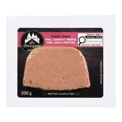 Terrine de porc, canard et truffes