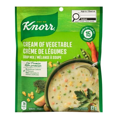 Mélange à soupe de crème de légumes