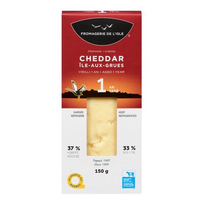 Îles-Aux-Grues Fromage cheddar vieilli de 1 ans 150 g